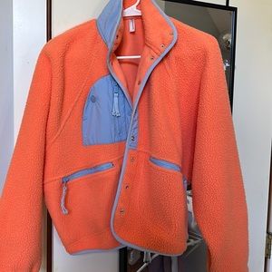 Free people hit the slopes fleece jacket